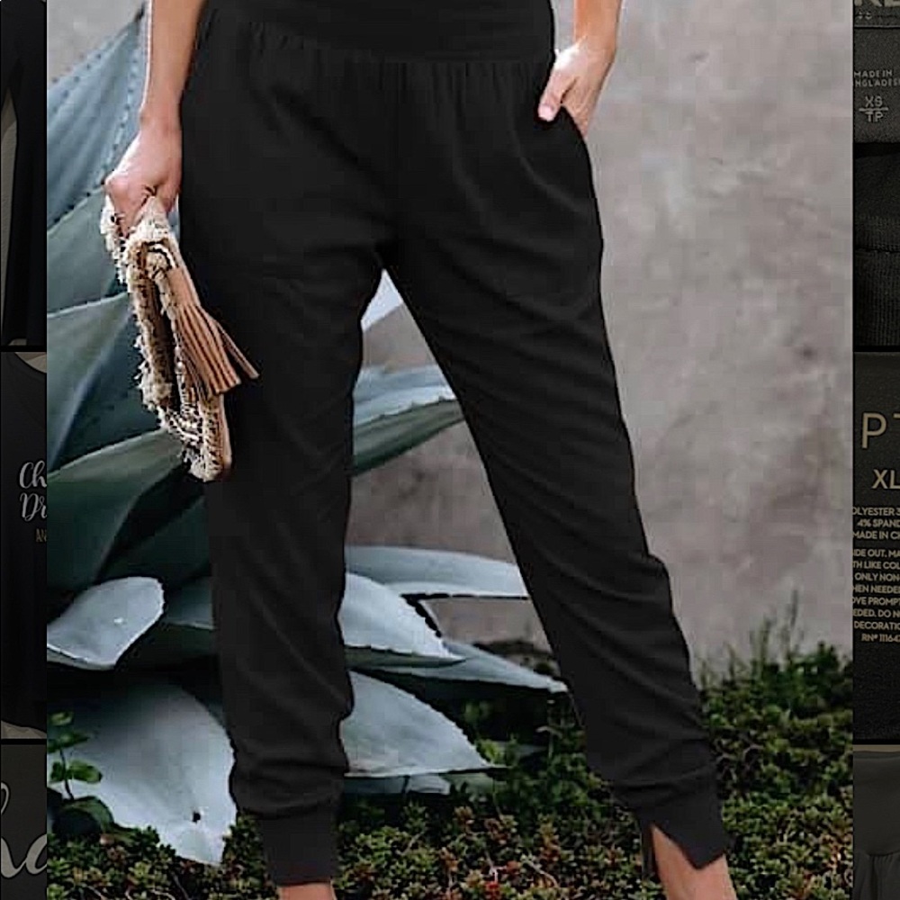 NEW BOUTIQUE BLACK DRESS PANTS SUZE MEDIUM
